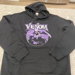Marvel Comics Venom Black Hoodie—Large